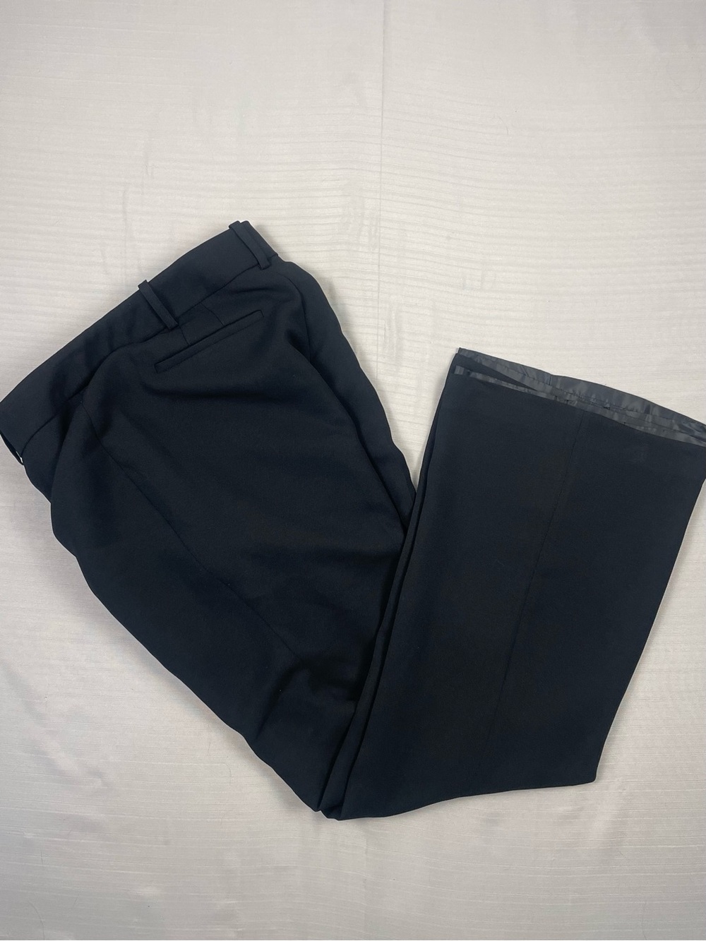 Ann Taylor Signature Lined Black Dress Pants Slacks Size 12 Classic Office Work